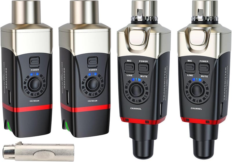 Xvive U35D Wireless Microphone System 58GHz 2 Transmitter and 2 Receiver - Image 2