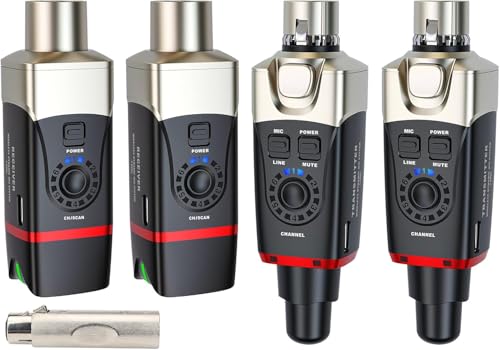 Xvive U35D Wireless Microphone System 58GHz 2 Transmitter and 2 Receiver - Image 1
