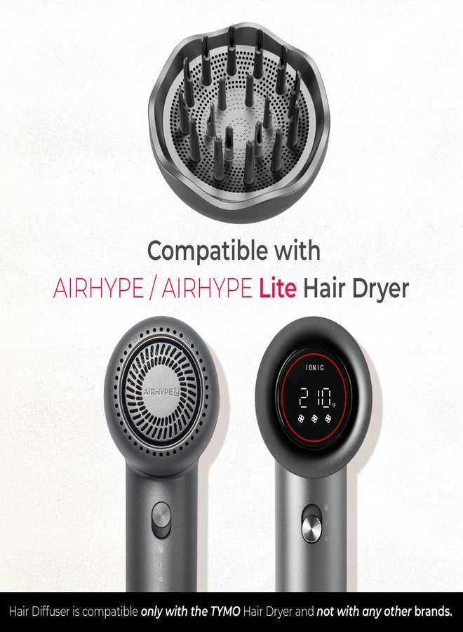 TYMO Adjustable Hair Diffuser, Magnetic Diffuser Attachment Compatible with TYMO AIRHYPE & AIRHYPE Lite Only, Perfect for Curl Definition And Volumizing Styling - Image 5