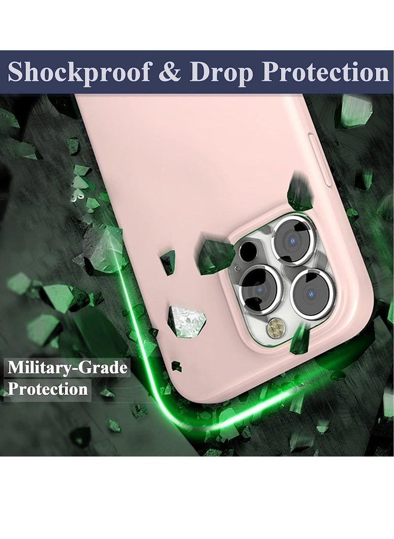 Raxoom Silicone Case for iPhone 14 Pro, Compatible with iPhone 14 Pro Liquid Silicone Gel Rubber Slim Shockproof Protective Phone Case with Soft Anti-Scratch Microfiber Lining - Image 3