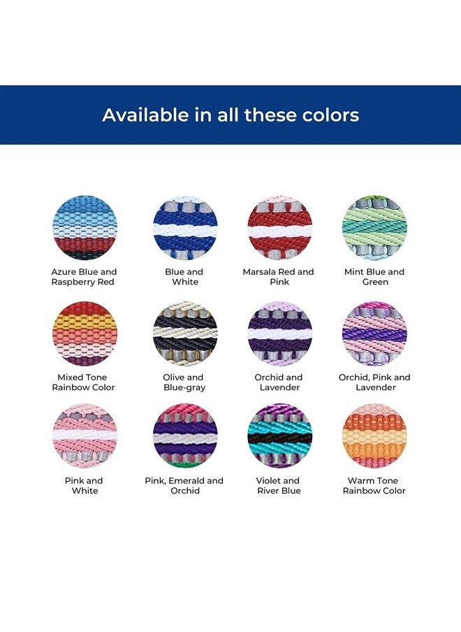 Blueberry Pet Multi-Colored Stripe Adjustable Dog Collar, Olive, Large, Neck 18"-26"  - Image 4