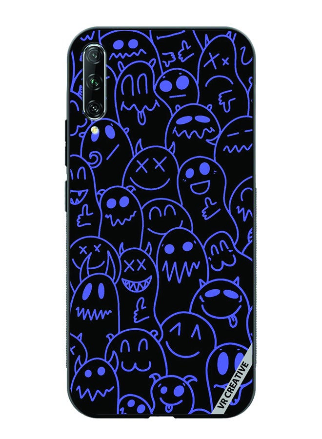 VR CREATIVE Protective Case Cover For Huawei Nova Y9S Halloween Design Multicolour - Image 1