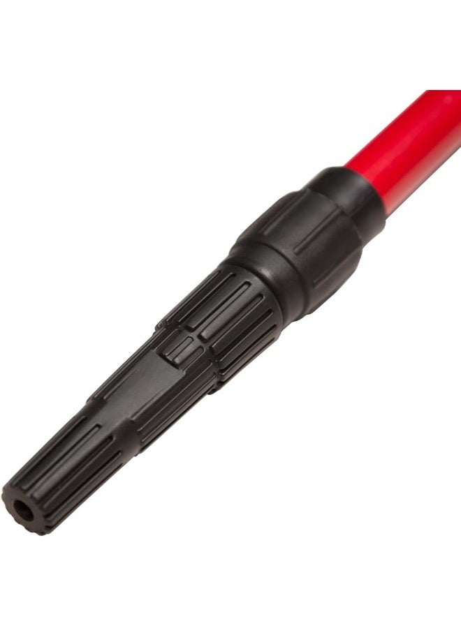 Biella Professional Connect And Clean Telescoping Extension Telescopic Pole With Removeable Cone And Thread Metal Stick For Multi-Purpose Window Cleaning Dusting Painting Etc. Metal 4 Mtr - Image 4