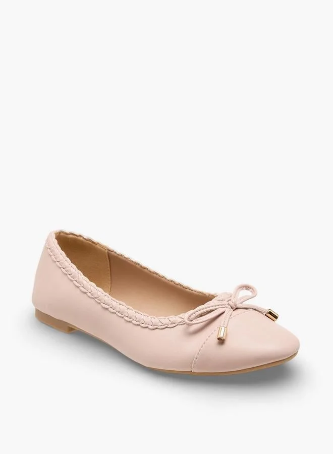 Flora Bella By Shoexpress Floral Bella Women Braided Accent Ballerina Shoes