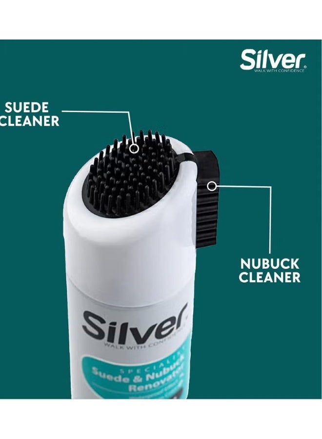 Silver Specialist Suede & Nubuck Renovator Brown 200 ML - Image 2