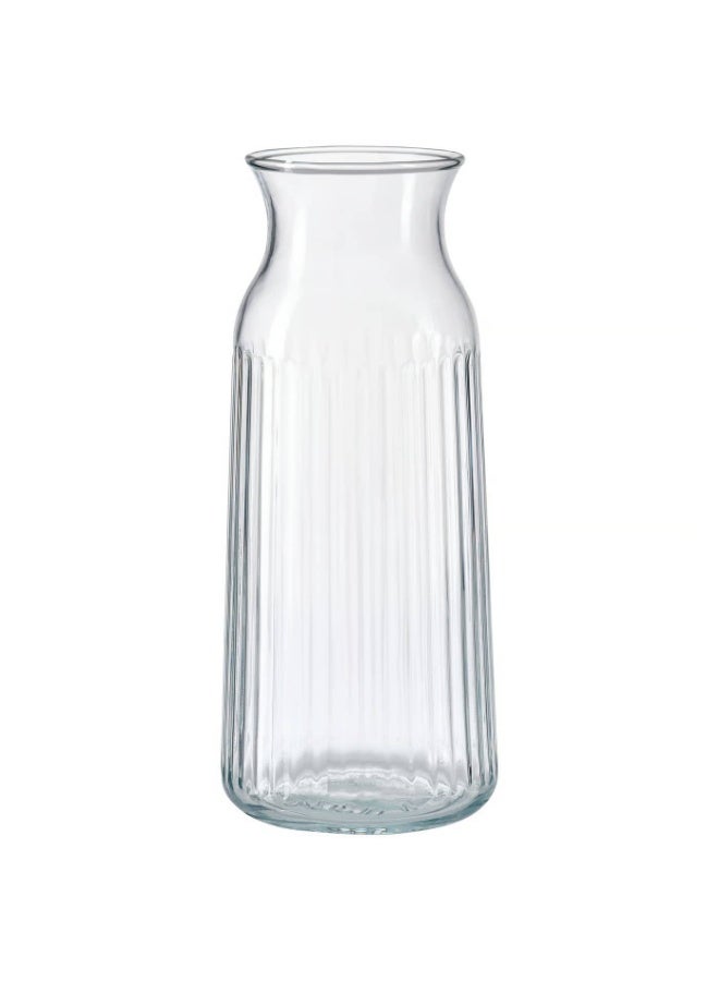 Carafe clear glass/patterned 1.0 l