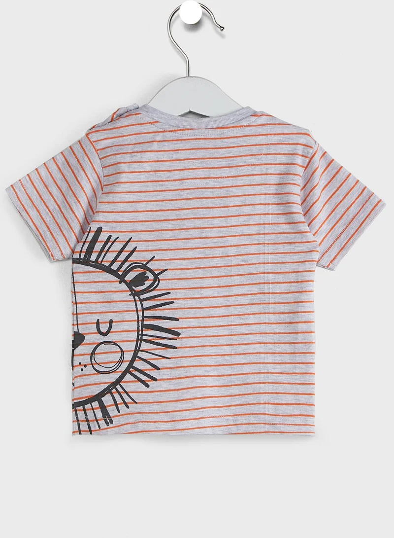 Babybol Infant Graphic T-Shirt + Shorts Set