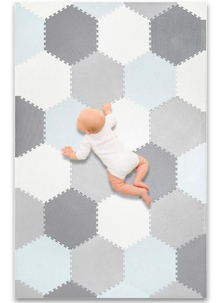 Extra Soft Baby Play Mat Non-Toxic Puzzle Exercise Mats for Crawling, Playing - Image 1