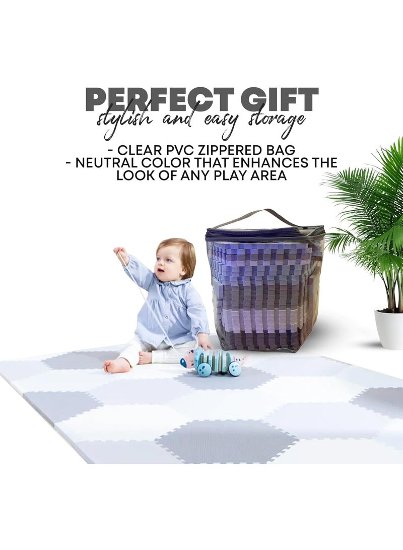 Extra Soft Baby Play Mat Non-Toxic Puzzle Exercise Mats for Crawling, Playing - Image 3