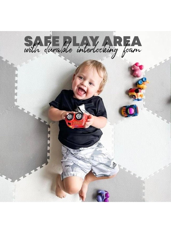 Extra Soft Baby Play Mat Non-Toxic Puzzle Exercise Mats for Crawling, Playing - Image 5