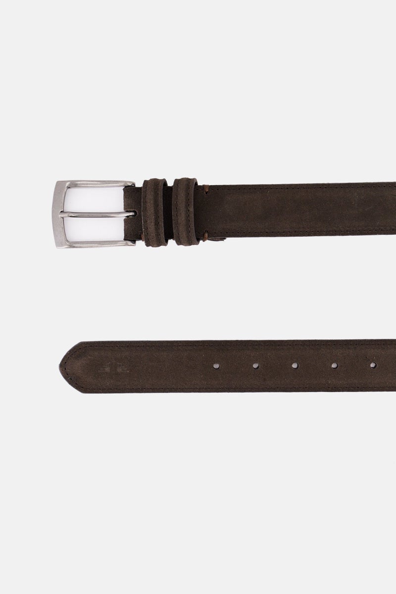 DOCKERS Men Leather Belt, Brown  - Image 2