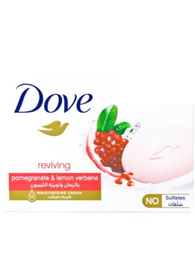Dove Bar soap Reviving with Pomegranate & lemon Verbena Moisturizing Cream 90 G