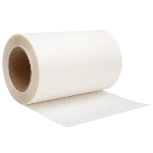 imtfzct A4 DTF Transfer Film Roll 8.3" x 328ft,Double Sided Glossy Clear PreTreat PET Heat Transfer Paper, Cold and Hot Peel, Direct to Film for T-Shirts Textile (8.3" x 328ft Glossy) - Image 1