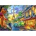 Blueforest 1000 Piece Puzzle for Adults Paris Street View Sunset Landscape Jigsaw Puzzle wEiffel Tower Challenging for Adults Family Game Night - Image 2
