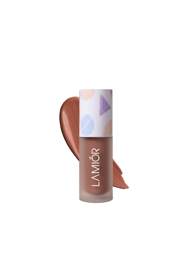 LAMIOR Kind Liquid Blush 5ML | Radiant & Satin Finish | 3 in 1 Colour for Cheeks, Lips & Eyes Tint | Long Lasting Natural Glow | Pigmented & Buildable, Enriched with Almond Oil, Jojoba & squalane - Image 1