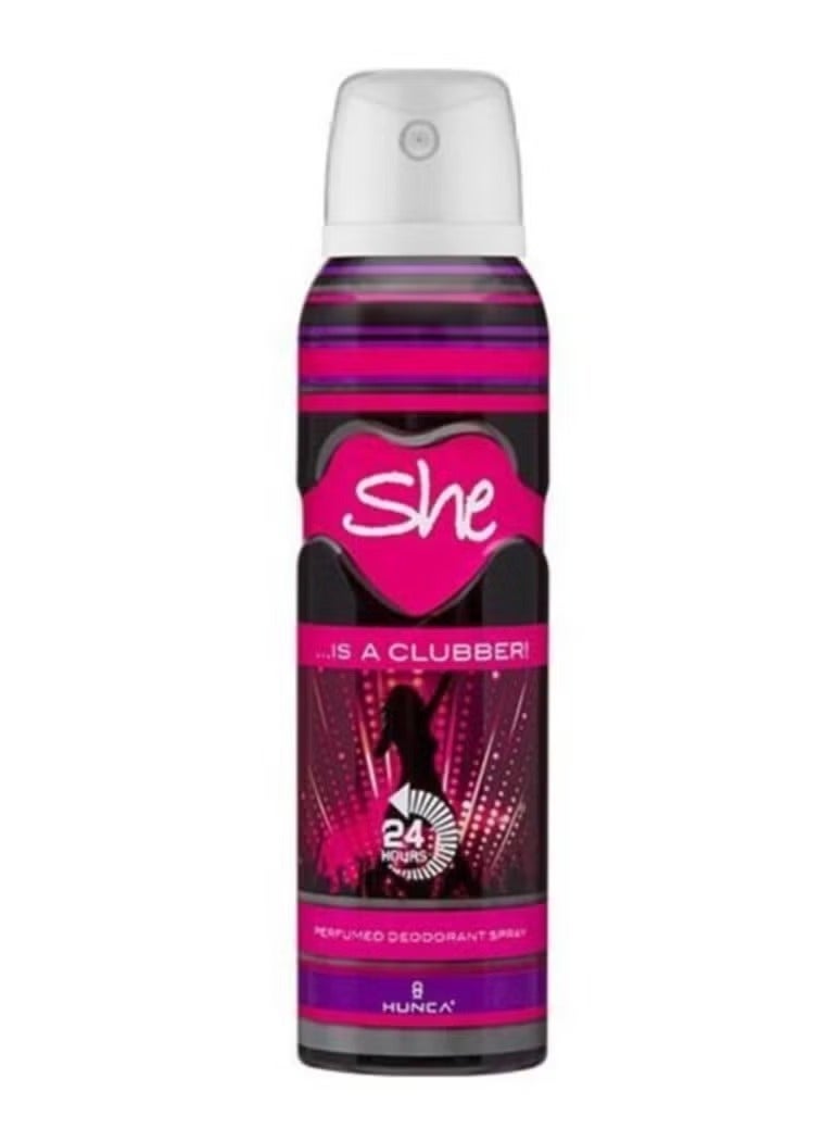 She Deodorant Spray Is A Clubber For Women - 150 Ml - Image 3
