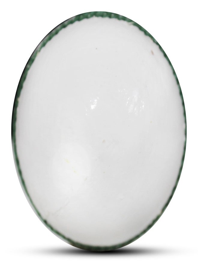 Zhoosh ™ White Cricket Leather Ball (6) - Image 3