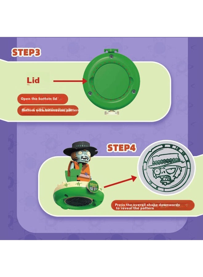 Qiji Plant Vs. Zombies Toy Blind Box Set, Doll Miniature World Building Blocks, Assembly, New Year Gift For Boys - Image 3