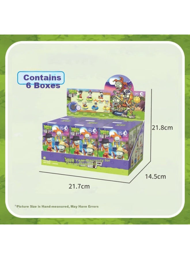 Qiji Plant Vs. Zombies Toy Blind Box Set, Doll Miniature World Building Blocks, Assembly, New Year Gift For Boys - Image 5