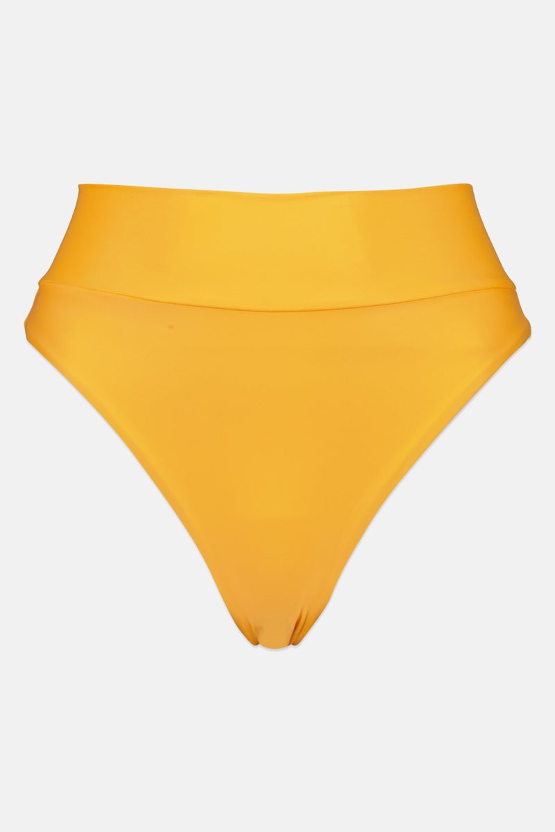 Aerie Women Solid High Cut Panty, Orange  - Image 2