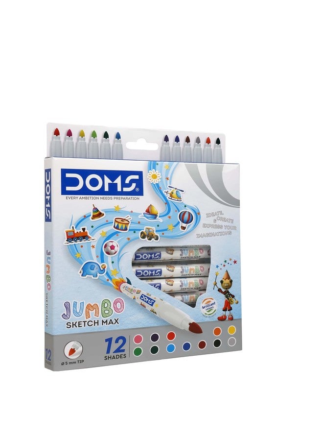 Doms JUMBO SKETCH MAX 12 SHADES |0.5 mm TIP |