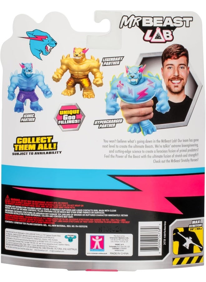 MrBeast Lab - MrBeast Lab Stretchy Squishy Legendary W1 Panther Figure (11.4 cm) - Image 1