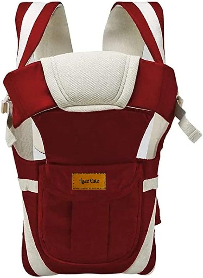 Laee cute Baby Carrier Bag/Adjustable Hands Free 4 in 1 Baby/Baby sefty Belt/Child Safety (Red 4 in 1) - Image 2