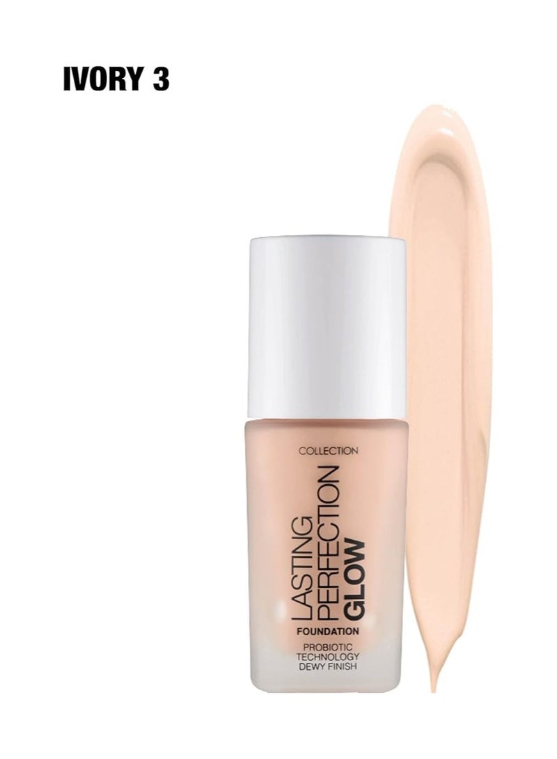 Collection Lasting Perfection 27ml Glow Foundation - Ivory - Image 3