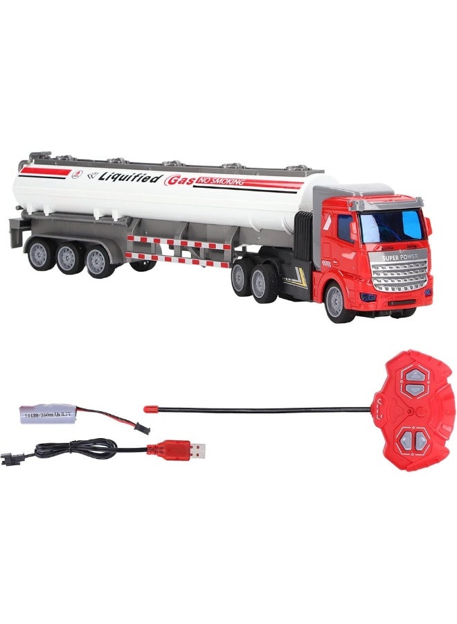 Liquified Gas Tank Truck 1/48 with Remote Control - QH200-3 - Image 1