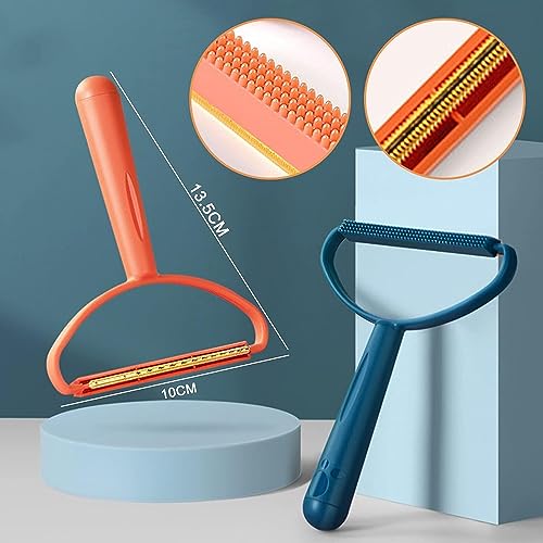 Royalkart® Portable Lint Remover & Woolen Fabrics Shaver with Long Handle - Pack of 2, for Furniture, Carpet, Wool Clothes Sweater - Removes Lint Dust - Image 2