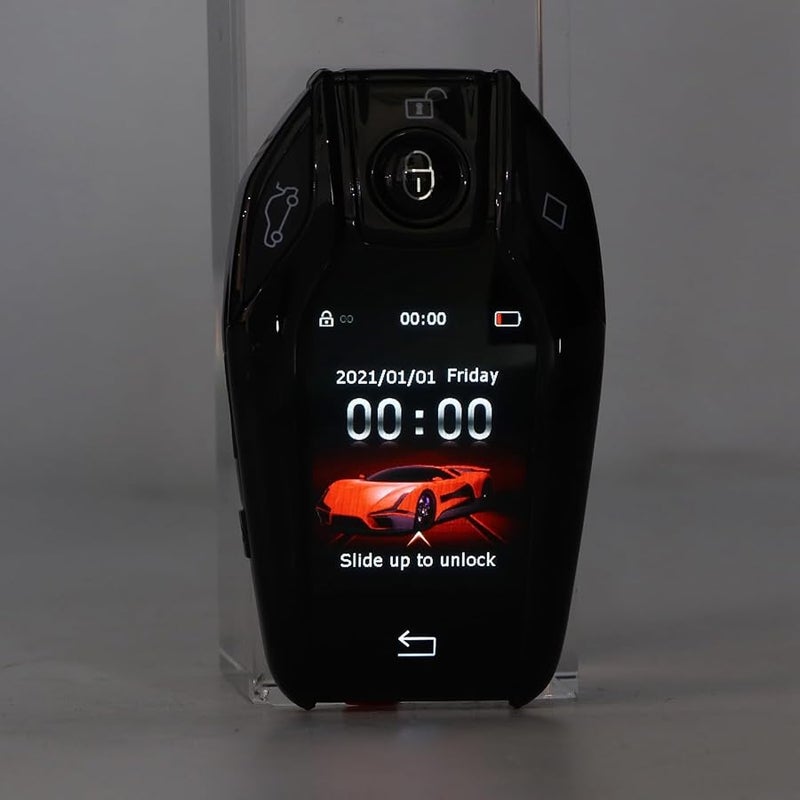 Universal TK800 Plus LCD Touch Screen Smart Key Remote Keyless Entry Start Stop Engine Button Black - Image 5