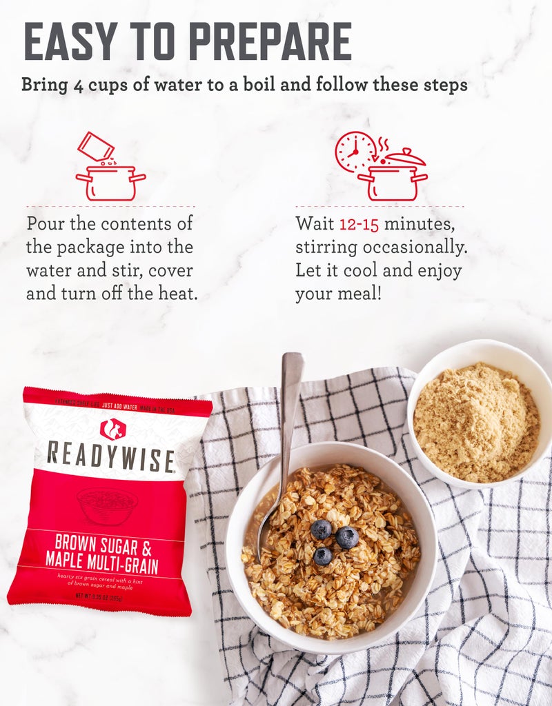 ReadyWise Prepper Pack Bucket - 52 Servings Emergency Food Supply, Survival Kit, Protein Meals, Dehydrated & Freeze Dried Food, Ready to Eat Camping Essentials, up to 25 Year Shelf Stable Life - Image 2