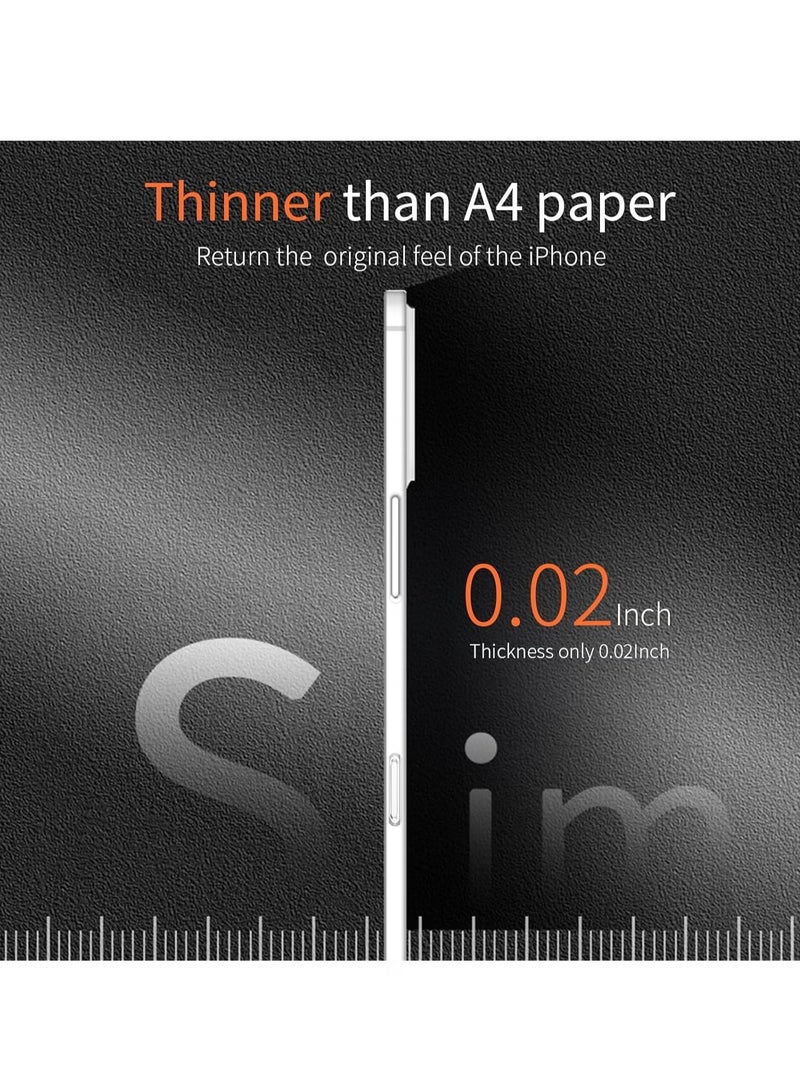 TIGER Dataroad iPhone 16 Plus Slim Case – 0.2mm Paper-Thin Lightweight Case, Matte Finish PP Back Cover, Anti-Fingerprint & Yellowing Protection, Ultra-Slim Design, Compatible with iPhone 16 Plus 6.7 Inch - Image 2