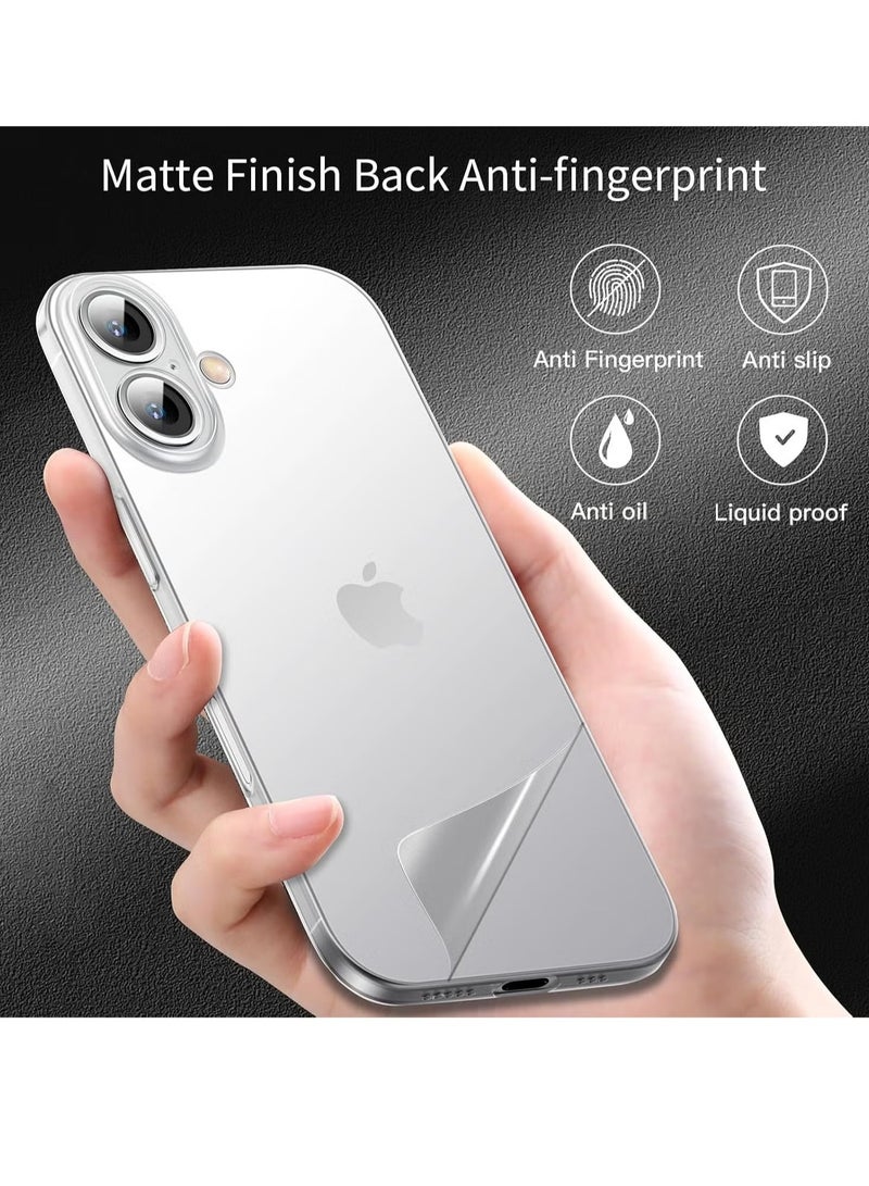 TIGER Dataroad iPhone 16 Plus Slim Case – 0.2mm Paper-Thin Lightweight Case, Matte Finish PP Back Cover, Anti-Fingerprint & Yellowing Protection, Ultra-Slim Design, Compatible with iPhone 16 Plus 6.7 Inch - Image 4