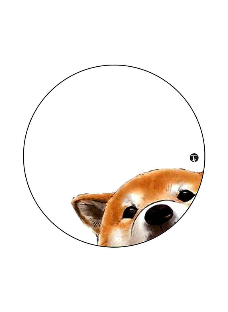 RKN A Dog Mouse Pad White