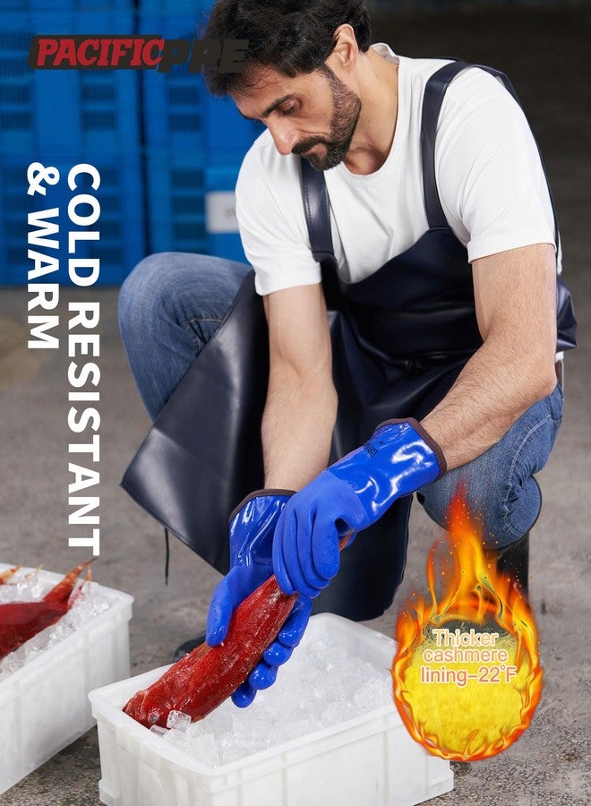 PACIFIC PPE 3 Pairs Thermal Insulated Freezer Gloves for Men and Women, Chemical Resistant Gloves, Cold Weather, Chemical & Oil Resistant, Large - Image 2