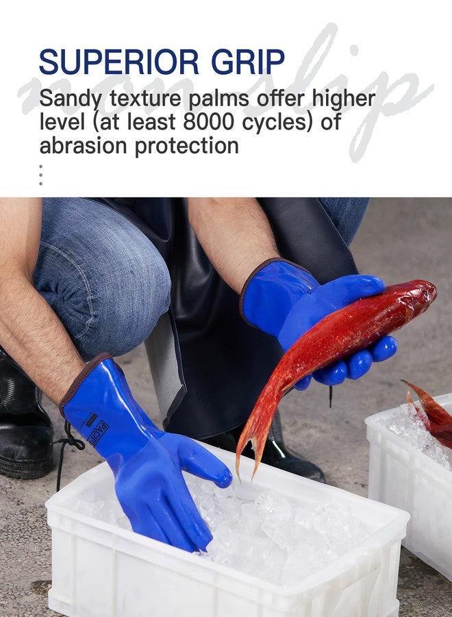PACIFIC PPE 3 Pairs Thermal Insulated Freezer Gloves for Men and Women, Chemical Resistant Gloves, Cold Weather, Chemical & Oil Resistant, Large - Image 5