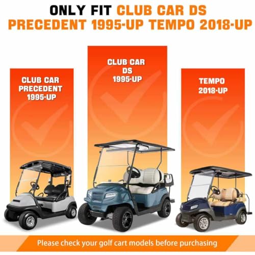 LEAPGOMAX Club Car Brake Assembly with Driver and Passenger Side Rear Brake Cluster Fits Club Car DS Precedent 1995UP and Tempo 2018up Golf Cart Durable Club Car Brakes OEM Replacement 101823301103380202 - Image 3