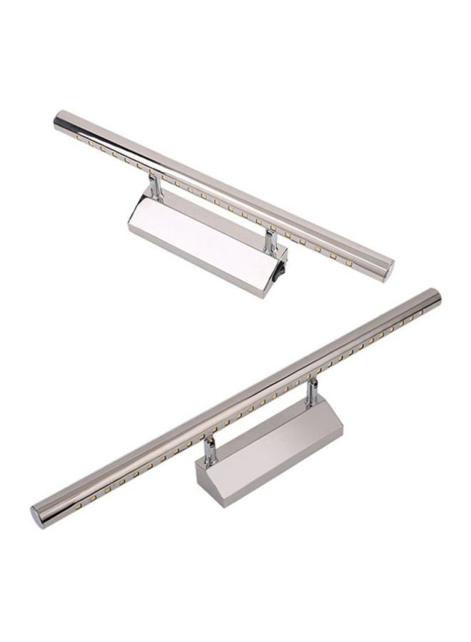 NIBEMINENT LED Wall Mounted Mirror Lamp Silver 400x50x100mm - Image 3