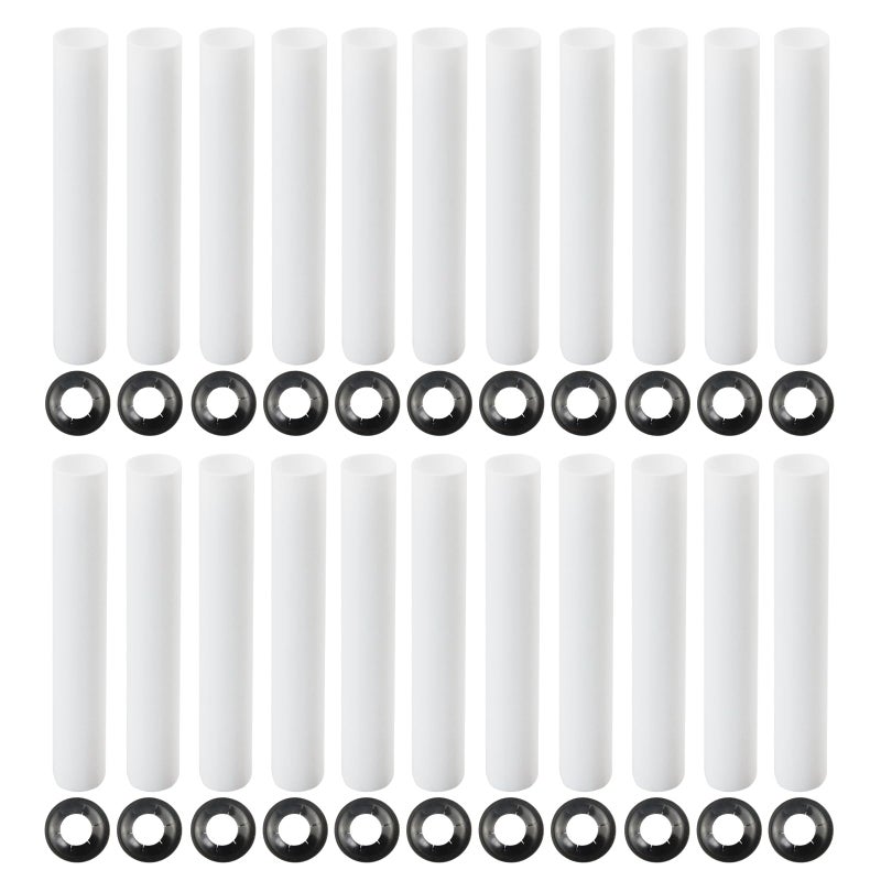 ANP PUAUTO Garage Door Hinge Quiet Roller Sleeves Hardware Tools Roller and Shaft Gaskets for Quiet Garage Door Rollers Bearing Compatible with New Rollers or Rollers with Clean Stems 22Pcs - Image 2