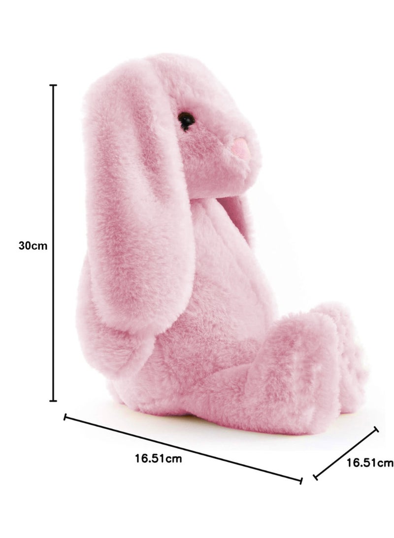 Home Smart Cute and Cuddly Rabbit 30 cm for for Girls, Kids and Couples | Long ears plush toy Perfect Gift for Wedding Anniversary, Valentine and Birthday Gift. (Pink) - Image 2