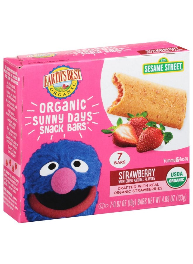 Earth's Best Organic Sunny Days Snack Bars for Toddlers Strawberry with Other Natural Flavors, 0.67 Oz, 7 Ct - pzsku/ZE8134524BF932EDD7DBBZ/45/_/1737031231/450db570-4033-4ea9-901b-abfa9cb819b0