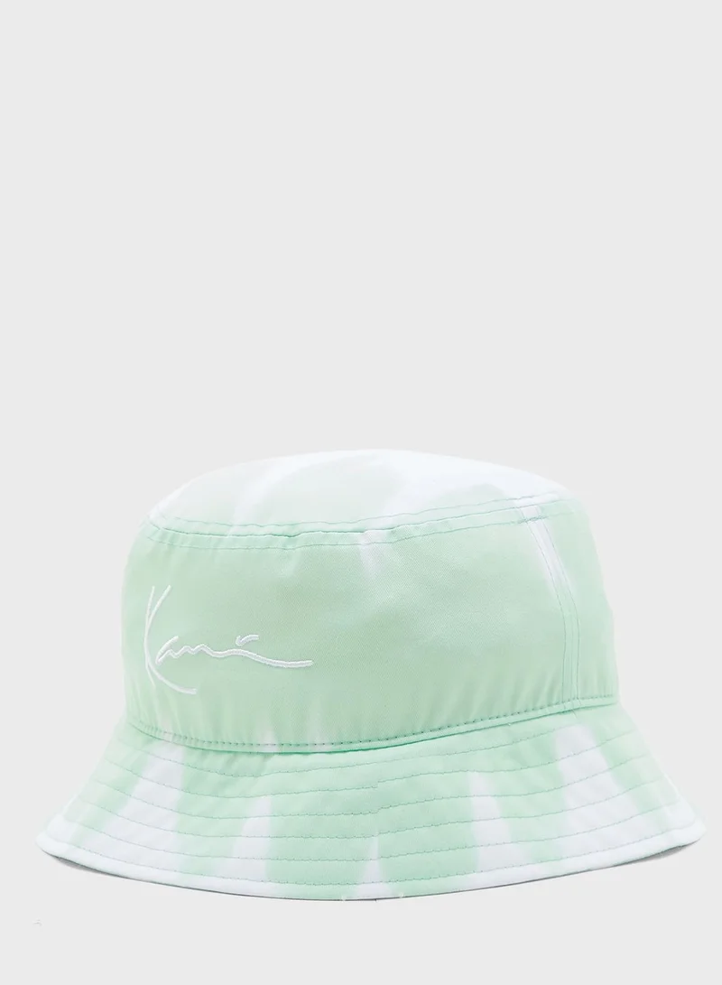 Karl Kani Signature Stripe Tie Dye Bucket Hat