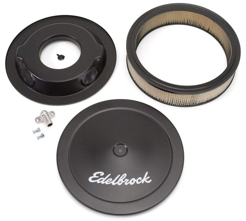 Edelbrock 1223 Pro-Flo Black Finish 3" Round Air Filter Element with 14" Diameter - Image 2