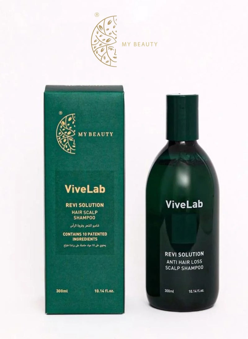 ViveLab Revi Solution Hair Scalp Shampoo Contains 10 Patented Ingredients 300ml - Image 1