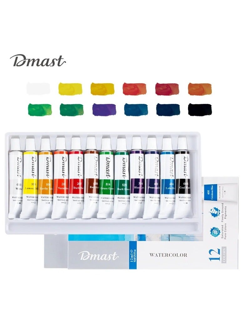 DMAST WATER COLOR 12MLX12CLR set - C310-12 - Image 1