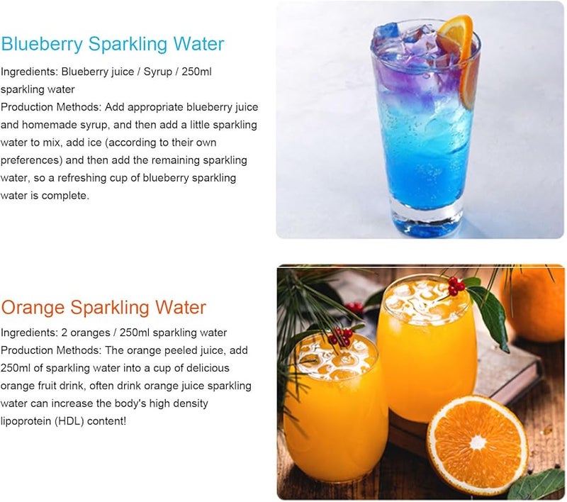 AYNEFY Portable Aluminum Soda Maker DIY Sparkling Water Machine for Home Bar Outdoor Cocktails - Image 4