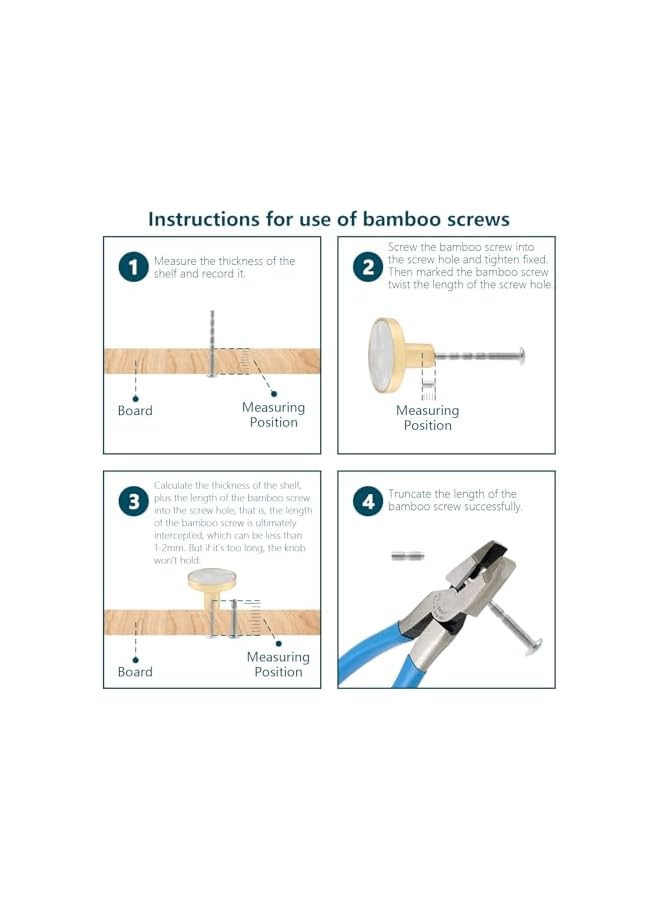 promass 12 Pack Gold Knobs for Dresser Drawers, Pulls Cabinet Drawer Dresser Knobs, Brass Dresser Knobs Round Cabinet Knobs for Kitchen Cabinet Cupboard Door Decorative Furniture Hardware, White - Image 3