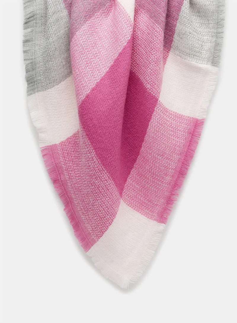 ONLY Weaved Square Cut Scarf