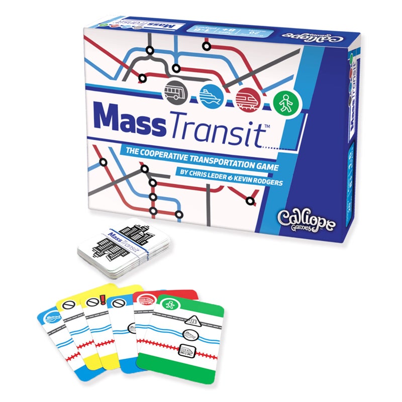 Calliope Games Mass Transit Cooperative Family Game FastPaced Fun for Kids Adults 16 Players from The Makers of Tsuro and Roll for It - Image 3